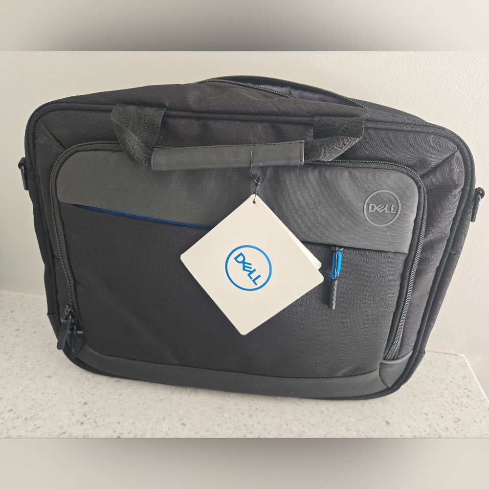 Dell Black and Gray Laptop Bag